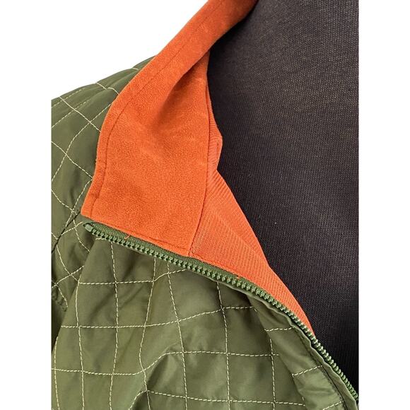 Fiama Golf Green Collared Pullover 1/4 Zip Windbreaker Mens Large Polyester READ - Picture 4 of 9